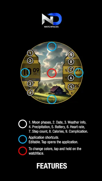 Weather Watchface — NDW076 screenshot 23