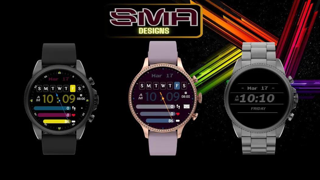 Modern Dashboard Watch Face 03 screenshot 4