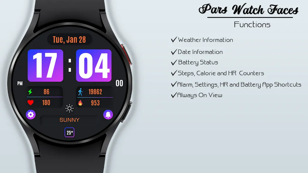 Vesa Digital Watch Face screenshot 5