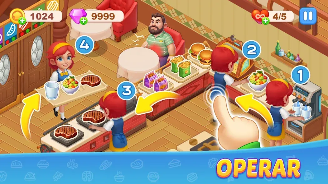 Diner Fever® Juego de Cocina screenshot 2