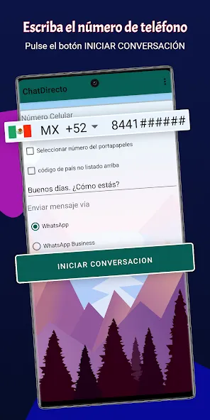 WhatsDirecto - Sin guardar screenshot 1