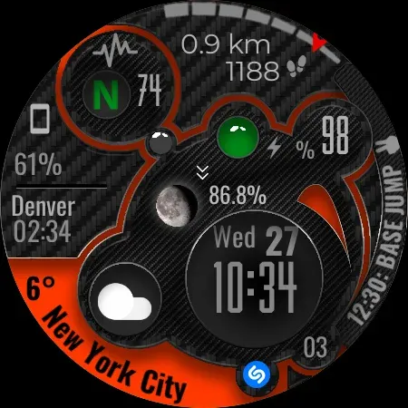 Digital Watch Face CUE104 screenshot 14