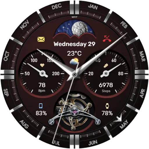 WFP 334 Business watch face screenshot 46