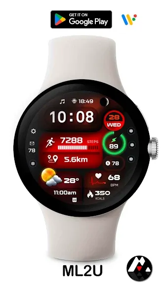 ML2U 255 Watch Face screenshot 8