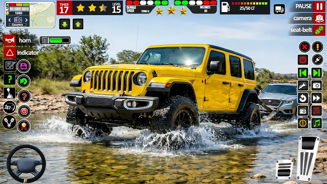 Offroad Jeep Driving Simulator screenshot 2