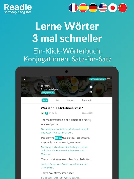 Readle (ex—Langster) Sprachen screenshot 11