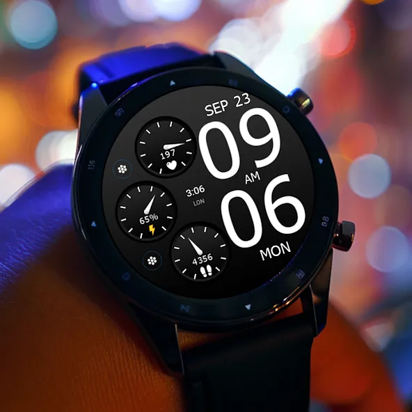 Key WF45 Digital Watch Face screenshot 2