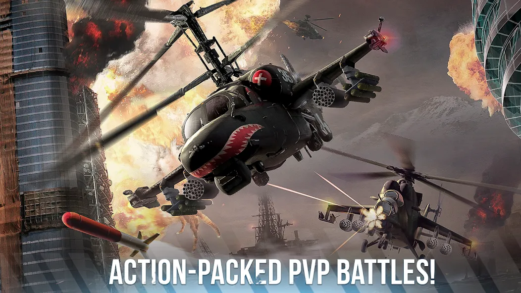 Modern War Choppers: Shooter screenshot 1