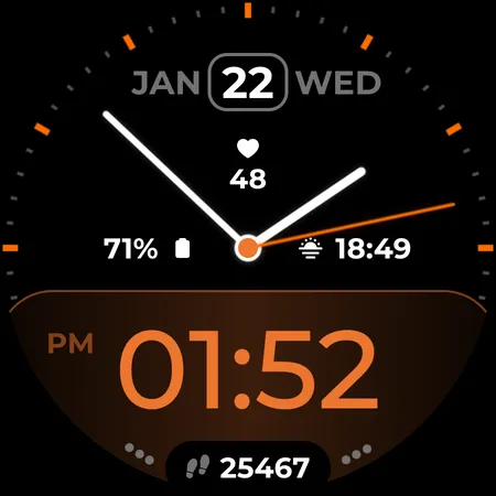 Twin Zone Watch Face screenshot 6