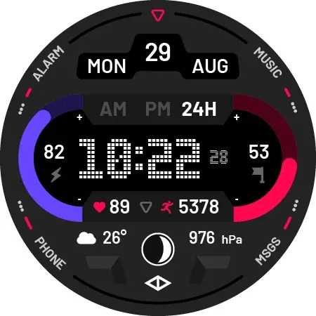 Vision 3: Digital Watch Face screenshot 17