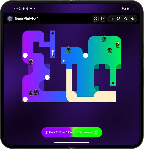 Neon Mini Golf Offline No Wifi screenshot 23