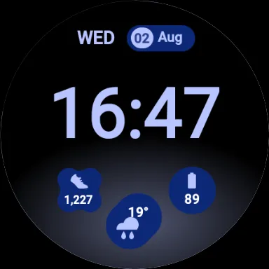 Minimal - Wear OS 3 Watch Face screenshot 11