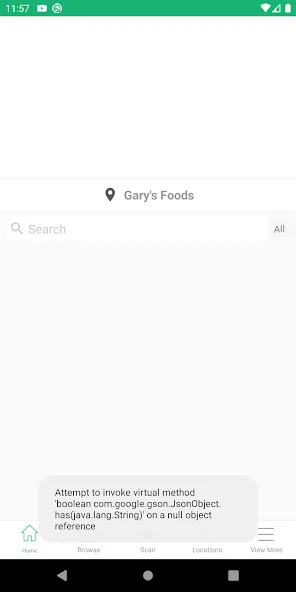 Gary's Foods screenshot 1