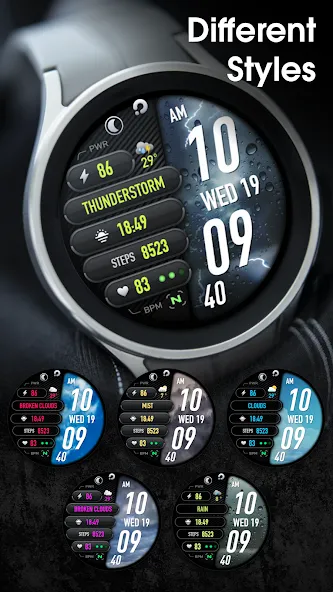 PRADO 22 Weather Watch Face screenshot 4