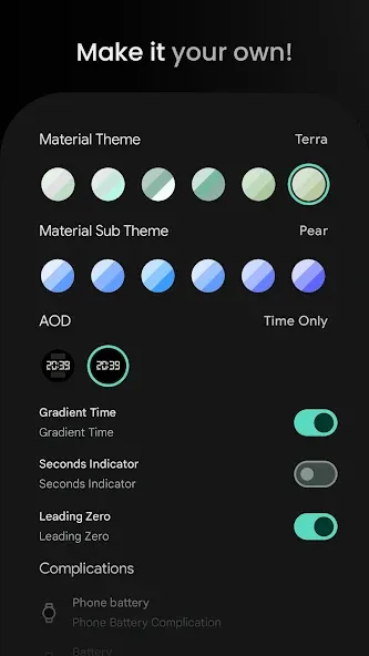 TACT 5 Watch Face screenshot 3