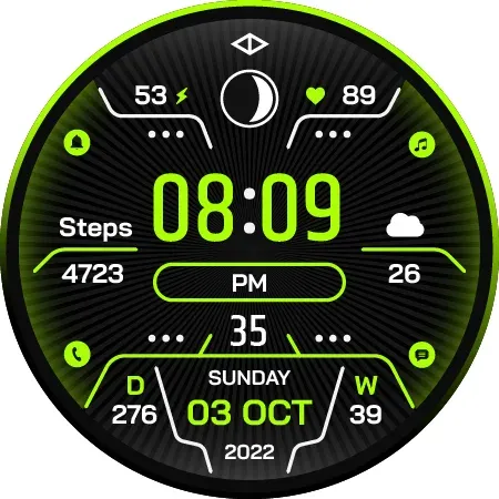 Elysium: Digital Watch Face screenshot 17
