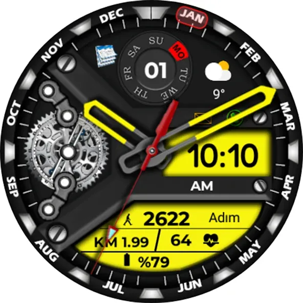 Animated FS W250 Watchface screenshot 7
