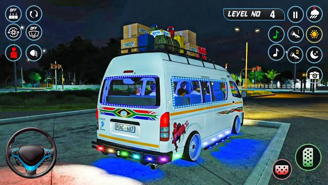 Mini Coach Bus Driving Bus Sim screenshot 8
