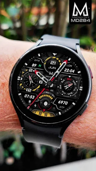 MD284 Analog watch face screenshot 3