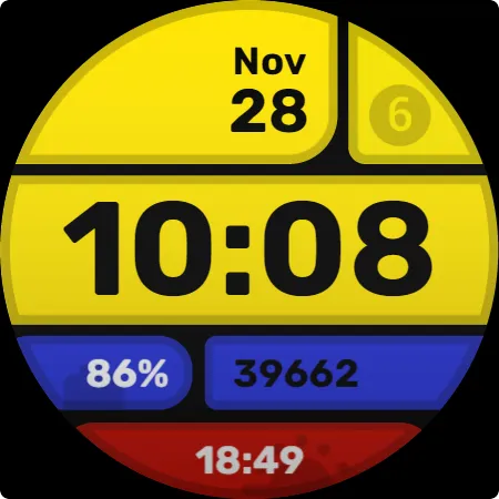Simple Widget Watch Face v2 screenshot 10