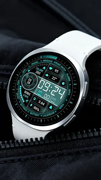 Blue Frosted Glass ZKin Watch screenshot 7