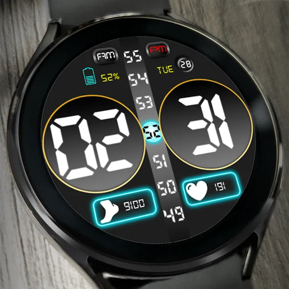 Digital Watch Face Key 011 screenshot 3