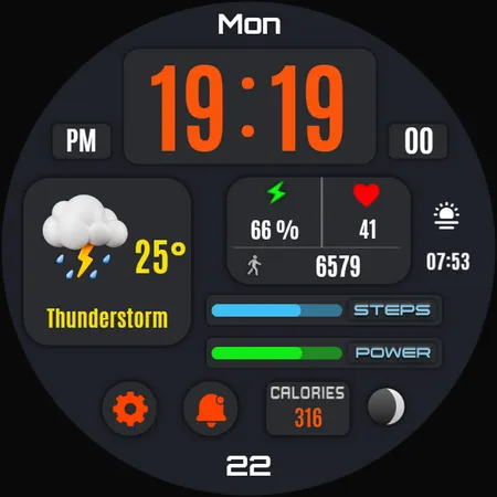 Bella Digital Watch Face screenshot 39
