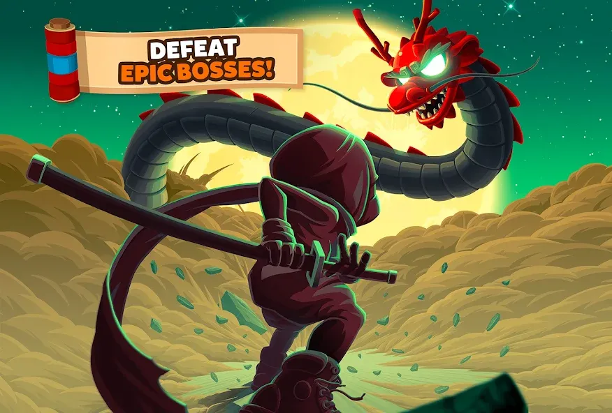 Ninja Dash Run - Offline Game screenshot 2