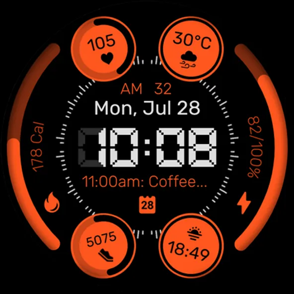 Watch face CNW-41 screenshot 29