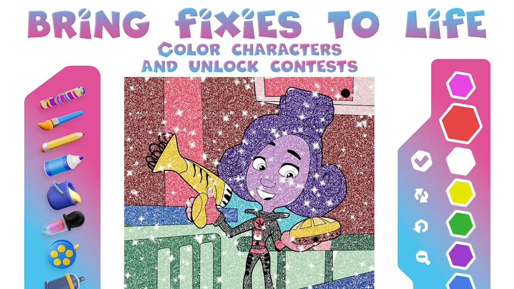 Les Fixies: Jeu de Coloriage screenshot 7
