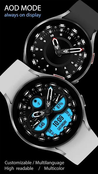 WFP 224 Modern watch face screenshot 7