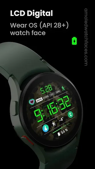 LCD Digital: Watch face screenshot 1