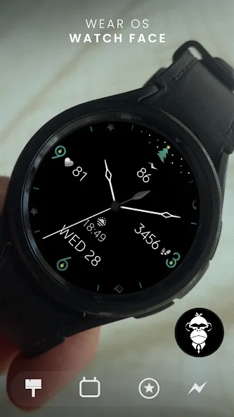 Minimal Christmas Watch Face screenshot 2