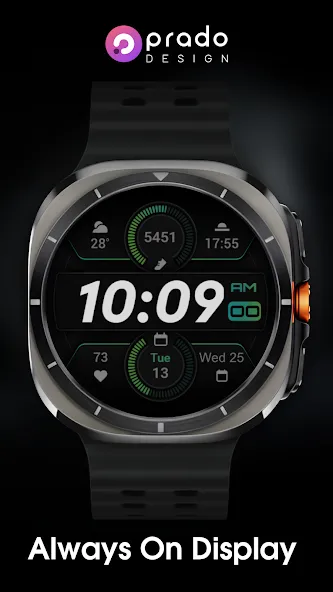 PRADO 91 Digital Watch Face screenshot 7