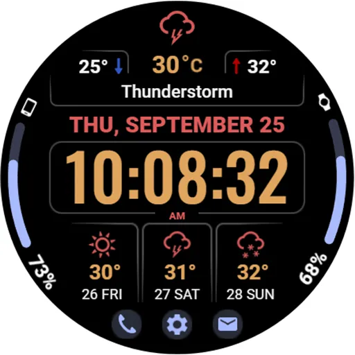 WFP 345 Informer watch face screenshot 42