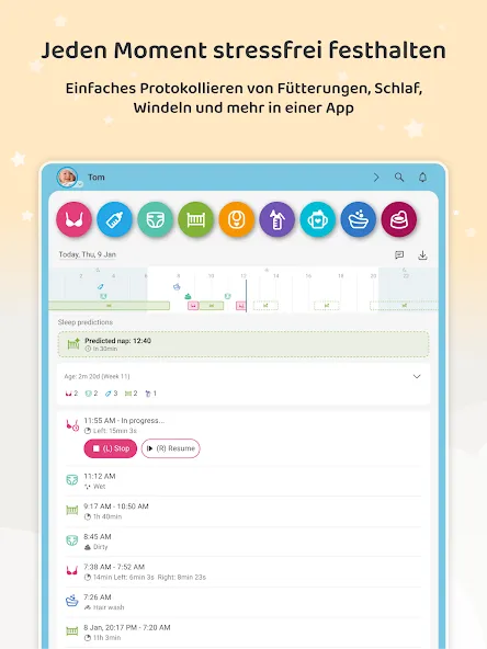 Baby Daybook - Stillen App screenshot 10