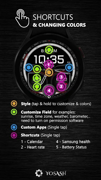 H380 Hybrid Watch Face screenshot 8
