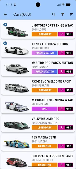 Horizon 6 Cars screenshot 5