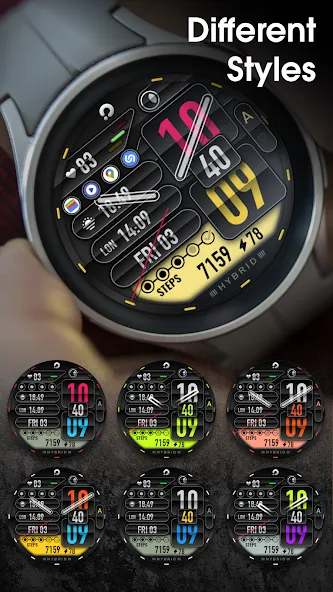 PRADO 06 Hybrid Watch Face screenshot 4