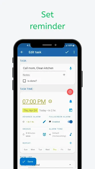 To Do List with Reminder screenshot 2