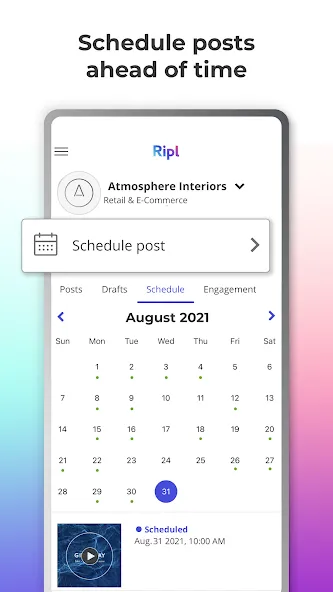 Ripl: Social Media Marketing screenshot 7