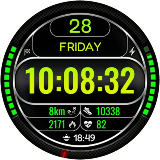 Digital Dong 01 Watch face screenshot 19