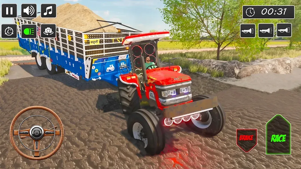 Real Farm Tractor Driving Game screenshot 2