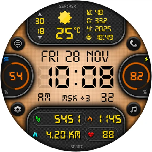 DIGI SIMULOR CTS71 Watch face screenshot 19