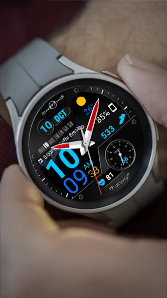WearOS Hybird WatchFace NTV567 screenshot 20