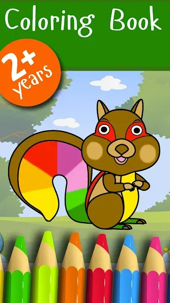 Forest - Kids Coloring Puzzles screenshot 1