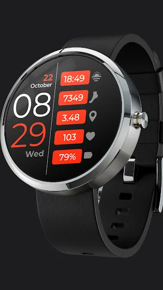 CC Clean 22 Watch Face screenshot 7