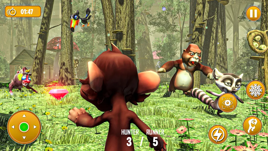 Ape Hunter: Monkey Runner screenshot 2