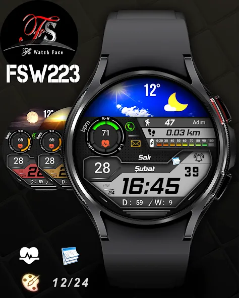 FSW223 Watchface screenshot 2