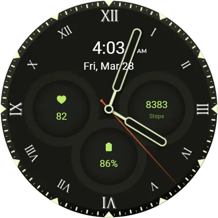 Romani Ite Domum Watch Face screenshot 16